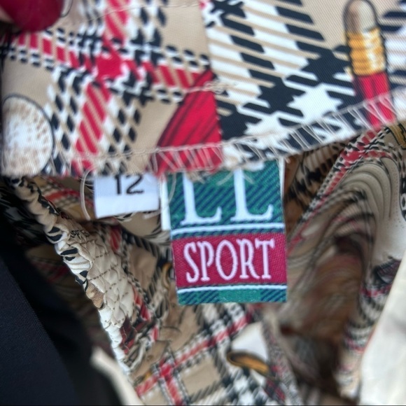 Vintage Tee Time Graphic Golf Shorts | Size 12 | Made in the USA - Picture 7 of 8